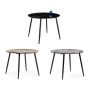 Стол стеклянный Woodville by Лайфмебель Кловис 100х76 каталония / черный